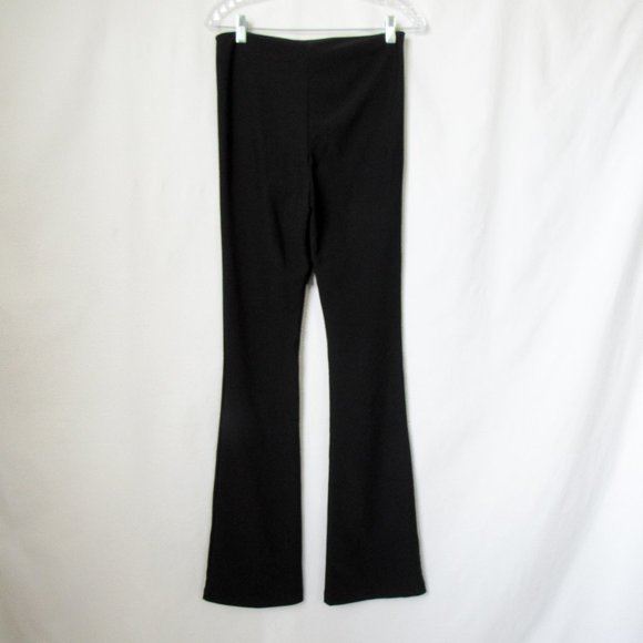 WEST OF MELROSE Sexy Black Tie Waist Pants Baby Flares - Medium - Picture 10 of 12